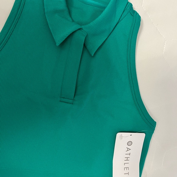 NWT Athleta Seamless Crop Polo Tank - Picture 4 of 4